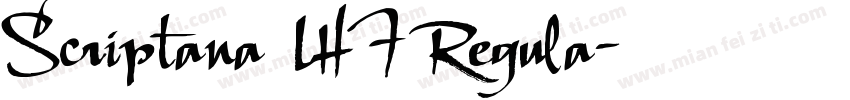 Scriptana LHF Regula字体转换